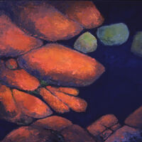 The Gathering- So Lightly Here oil paint on canvas, 10 x 12 in.