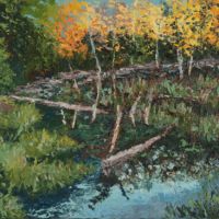 Bataille Marsh 1 oil on canvas, 20 x 24 in.