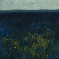 Early Growth oil paint on canvas, 48 x 24 in. Sold