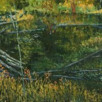 Bataille Marsh 2 oil on canvas, 20 x 24 in.