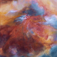 On the Wing oil paint on canvas, 20 x 16 in.