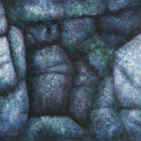In Relief oil paint on canvas, 30 x 36 in.