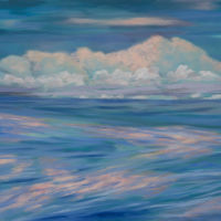 Serenity oil paint on canvas, 24 x 36 in.