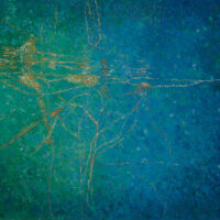 Dissolution oil paint on canvas, 24 x 30 in., Sold