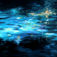 Last of the Day oil paint on canvas, 24 x 30 in.