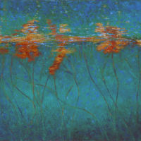 Flutter oil paint on canvas, 24 x 30 in.