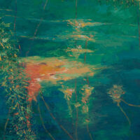 Scattered Light oil paint on canvas, 40 x 60 in.