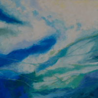 Finding a Way Through Finding a Way Through, oil paint on canvas, 24 x 30 in.