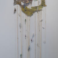 Chrysalis mixed media, 96 x 28 in. approx.