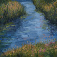 Wetlands 1 oil paint on canvas, 24 x 30 in.