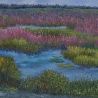 Wetlands 4 oil paint on canvas, 24 x 36 in.