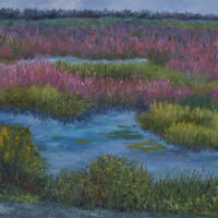 Wetlands 4 oil paint on canvas, 24 x 36 in.