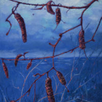 NEW | Last Light Last Light, 2022, oil paint on canvas, 24 x 18 in., reworked 326, now 435